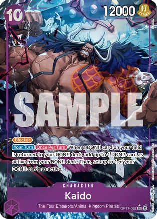 Kaido (062) (Alternate Art) (OP17-062) - The World's Strongest Warriors Foil