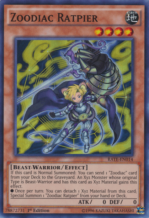 Zoodiac Ratpier [RATE-EN014] Super Rare - Josh's Cards