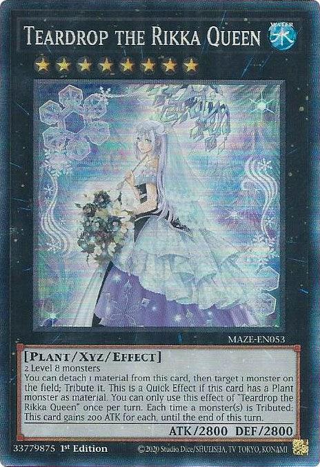Teardrop the Rikka Queen [MAZE-EN053] Collector's Rare - Josh's Cards