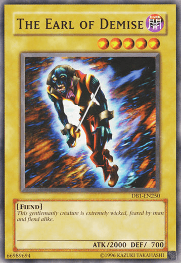 The Earl of Demise [DB1-EN250] Common - Josh's Cards