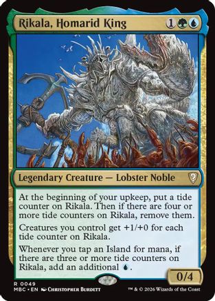 Rikala, Homarid King (-049) - Mystery Booster Commander Edition