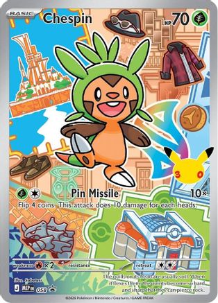 Chespin 058/null - First Partner Collection 2026 Holofoil