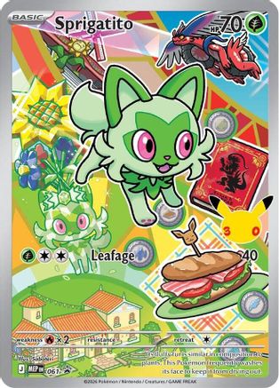 Sprigatito 061/null - First Partner Collection 2026 Holofoil