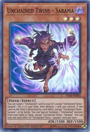 Unchained Twins - Sarama [IGAS-ENSE4] Super Rare - Josh's Cards