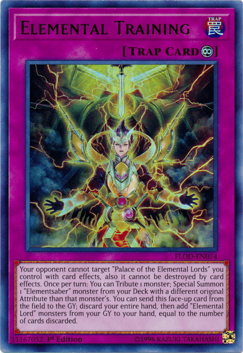 Elemental Training [FLOD-EN074] Ultra Rare - Josh's Cards