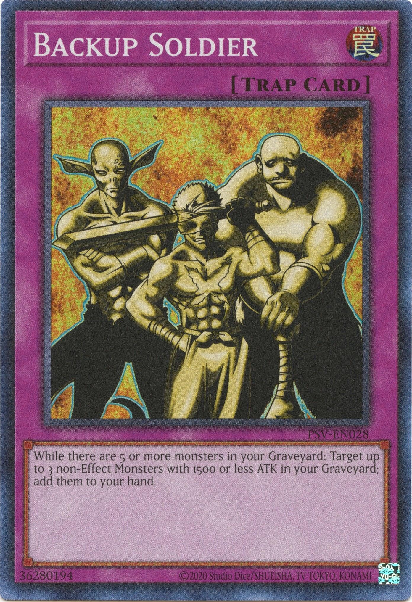 Backup Soldier (25th Anniversary) [PSV-EN028] Super Rare - Josh's Cards