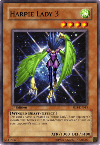 Harpie Lady 3 [SD8-EN015] Common - Josh's Cards