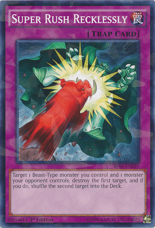 Super Rush Recklessly [BP03-EN219] Shatterfoil Rare - Josh's Cards