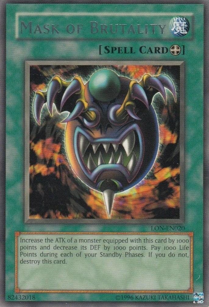 Mask of Brutality [LON-EN020] Rare - Josh's Cards