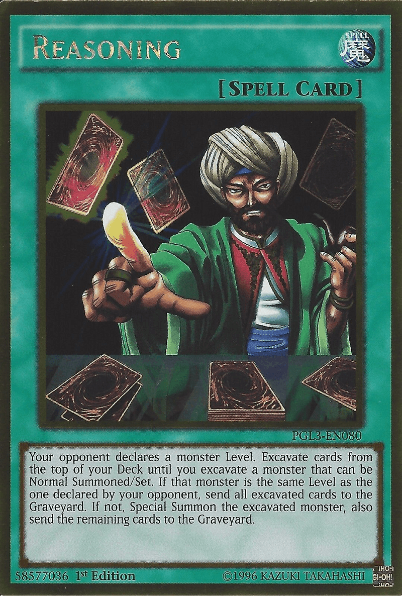 Reasoning [PGL3-EN080] Gold Rare - Josh's Cards
