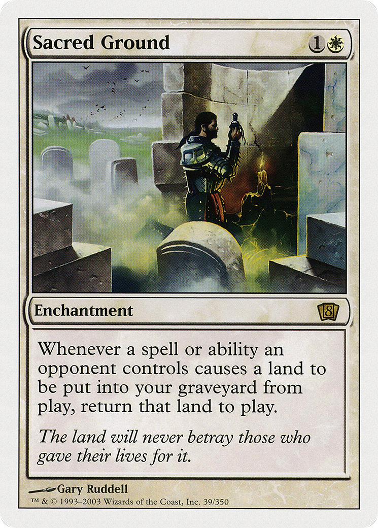 Sacred Ground [Eighth Edition] Foil
