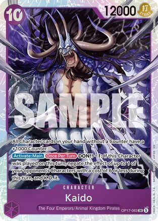 Kaido (063) (OP17-063) - The World's Strongest Warriors Foil
