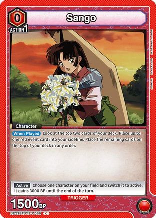 Sango (056) (Box Topper Foil) (UE23BT/IYS-1-056) - UE23BT Inuyasha Foil