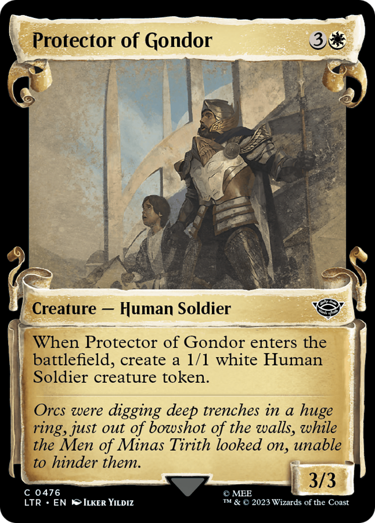 Protector of Gondor (LTR-476) - The Lord of the Rings: Tales of Middle-earth: (Showcase) Foil