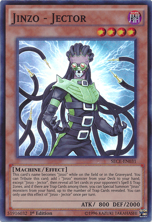 Jinzo - Jector [SECE-EN031] Super Rare - Josh's Cards