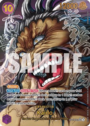 Kaido (062) (Super Alternate Art) (OP17-062) - The World's Strongest Warriors Foil