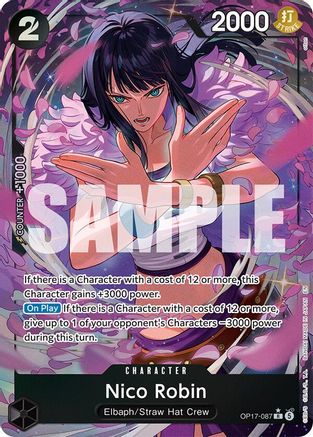 Nico Robin (Alternate Art) (OP17-087) - The World's Strongest Warriors Foil