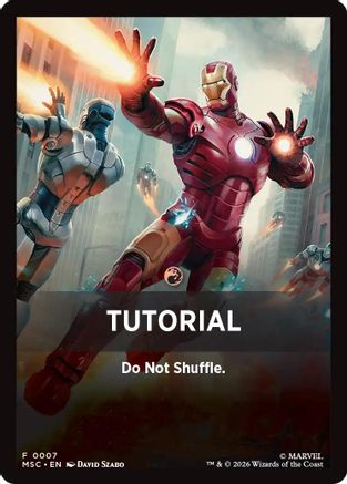 Tutorial Theme Card (0007) (MSC-007) - Commander: Marvel Super Heroes