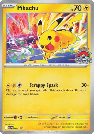 Pikachu 093 - ME Mega Evolution Promo
