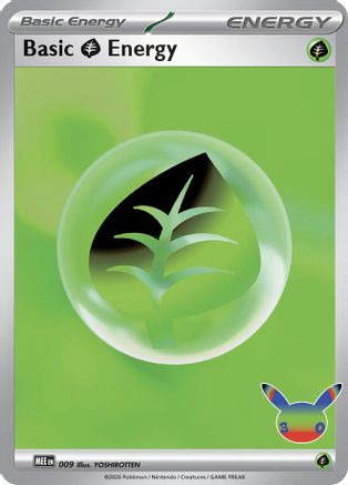 Basic Grass Energy (30th Celebration) 009 - MEE Mega Evolution Energies Holofoil