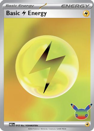 Basic Lightning Energy (30th Celebration) 012 - MEE Mega Evolution Energies Holofoil