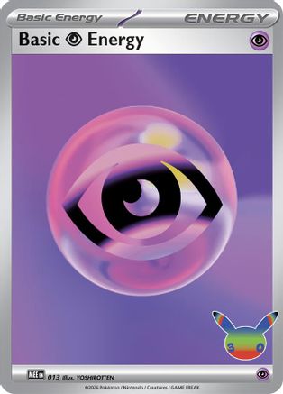 Basic Psychic Energy (30th Celebration) 013 - MEE Mega Evolution Energies Holofoil