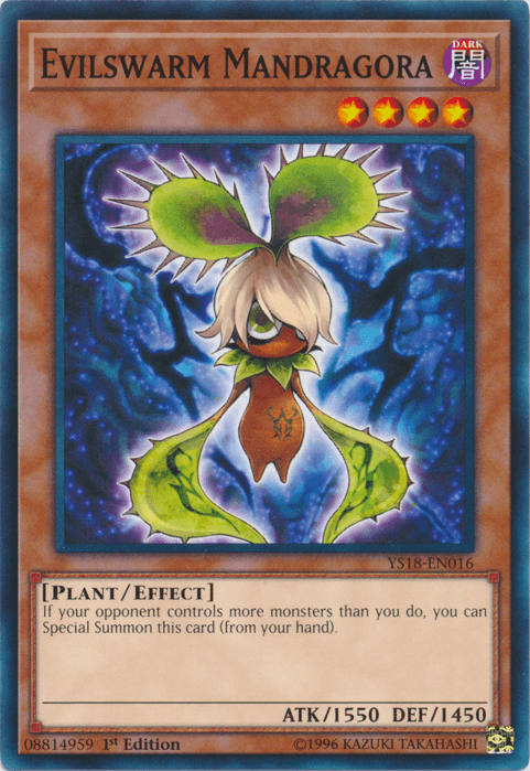 Evilswarm Mandragora [YS18-EN016] Common - Josh's Cards