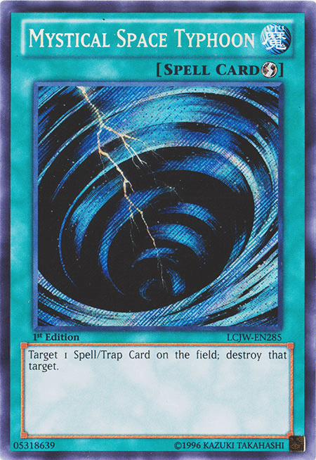Mystical Space Typhoon [LCJW-EN285] Secret Rare - Josh's Cards