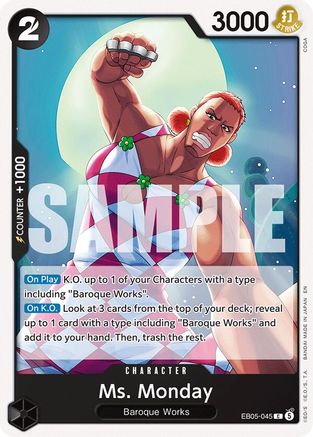 Ms. Monday (EB05-045) - Extra Booster: One Piece Heroine's Edition Vol. 2