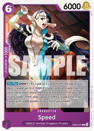 Speed (EB05-035) - Extra Booster: One Piece Heroine's Edition Vol. 2