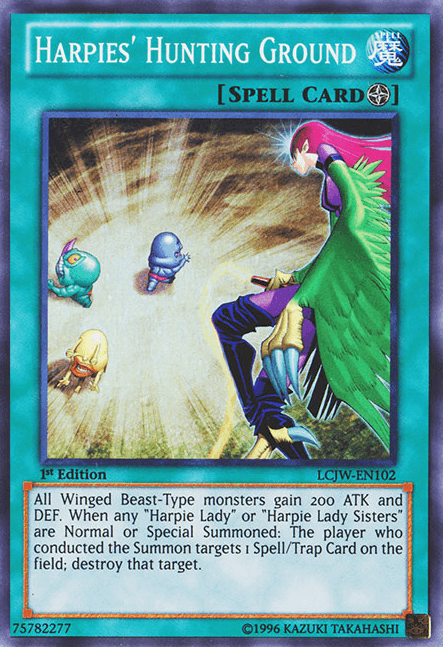 Harpies' Hunting Ground [LCJW-EN102] Super Rare - Josh's Cards