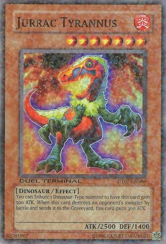 Jurrac Tyrannus [DT02-EN068] Super Rare - Josh's Cards