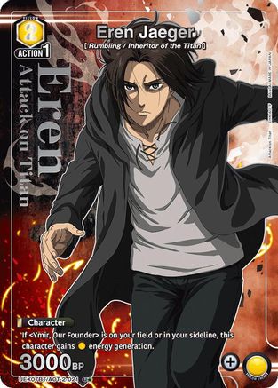Eren Jaeger (021) (U*) (UEX07BT/AOT-2-021) - UEX07BT Attack on Titan Vol 2 Foil