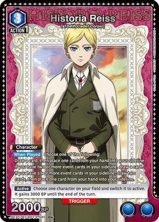 Historia Reiss (045) (R*) (UEX07BT/AOT-2-045) - UEX07BT Attack on Titan Vol 2 Foil