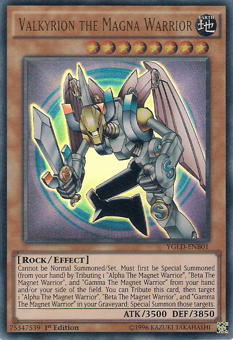 Valkyrion the Magna Warrior [YGLD-ENB01] Ultra Rare - Josh's Cards