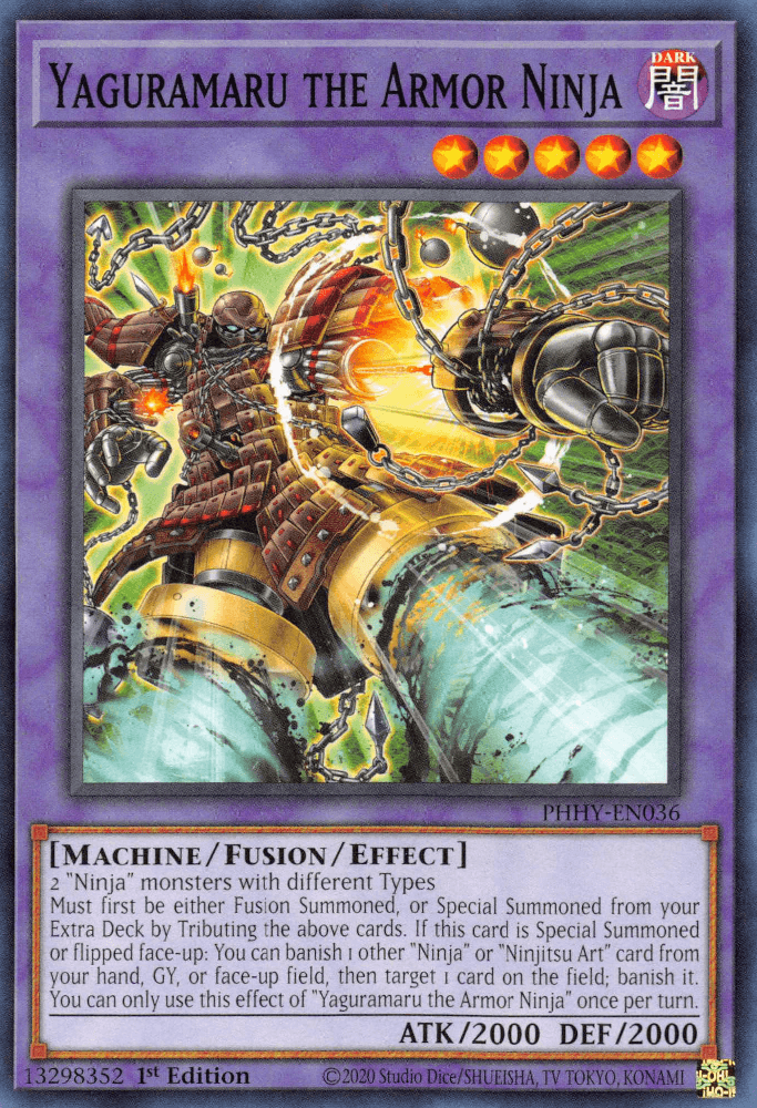 Yaguramaru the Armor Ninja [PHHY-EN036] Common - Josh's Cards