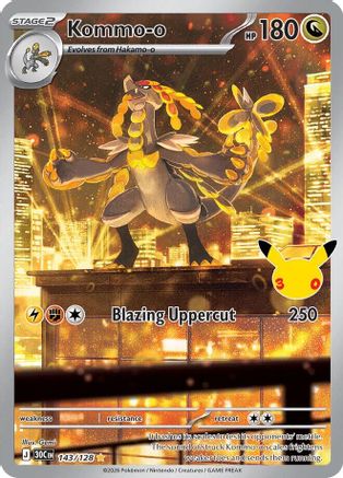 Kommo-o 143/128 - ME 30th Celebration Holofoil