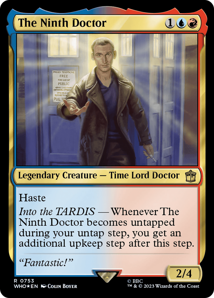 The Ninth Doctor (WHO-753) - Doctor Who Foil