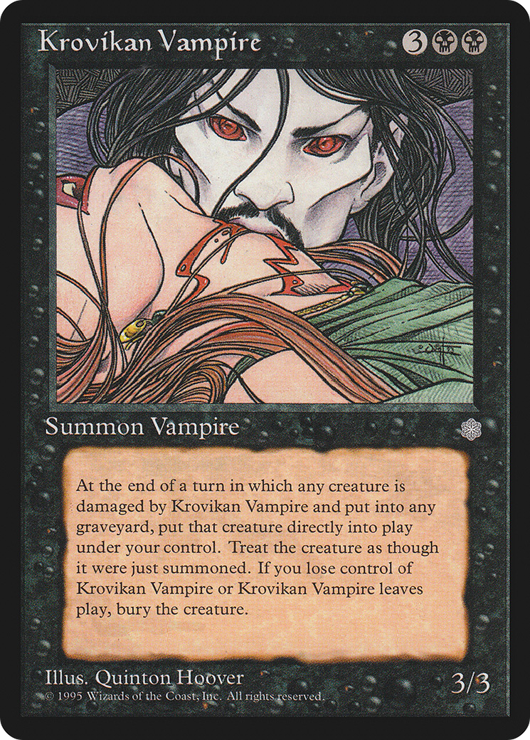 Krovikan Vampire (ICE-) - Ice Age