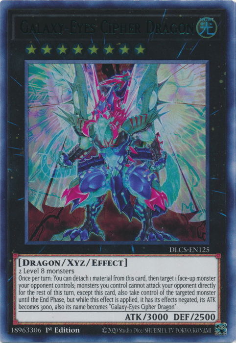 Galaxy-Eyes Cipher Dragon (Green) [DLCS-EN125] Ultra Rare - Josh's Cards