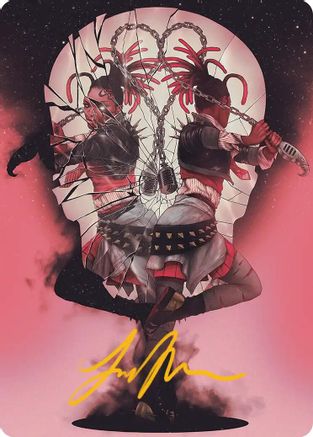 Face Yourself Art Card (Gold-Stamped Signature) (ASFRA-050) - Art Series: Reality Fracture