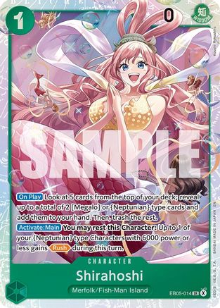 Shirahoshi (Manga) (EB05-014) - Extra Booster: One Piece Heroine's Edition Vol. 2 Foil