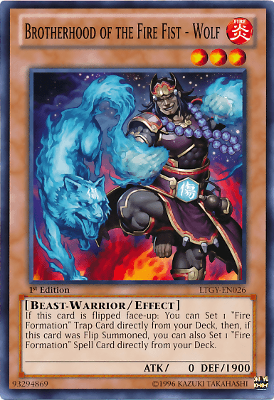Brotherhood of the Fire Fist - Wolf [LTGY-EN026] Common - Josh's Cards