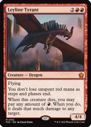 Leyline Tyrant (FDC-162) - Commander: Foundations