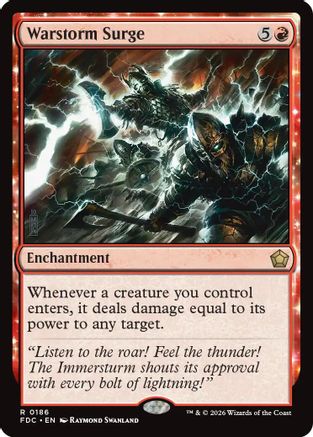 Warstorm Surge (FDC-186) - Commander: Foundations