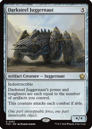Darksteel Juggernaut (FDC-252) - Commander: Foundations