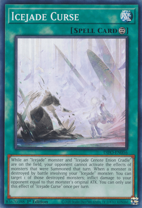Icejade Curse [DIFO-EN056] Common - Josh's Cards