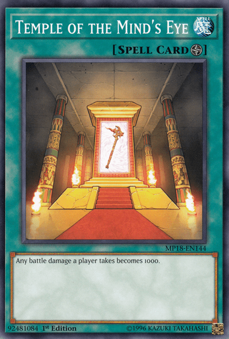 Temple of the Mind's Eye [MP18-EN144] Common - Josh's Cards