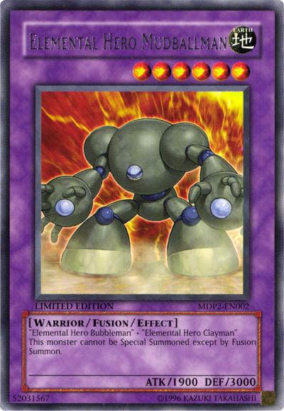 Elemental Hero Mudballman [MDP2-EN002] Rare - Josh's Cards
