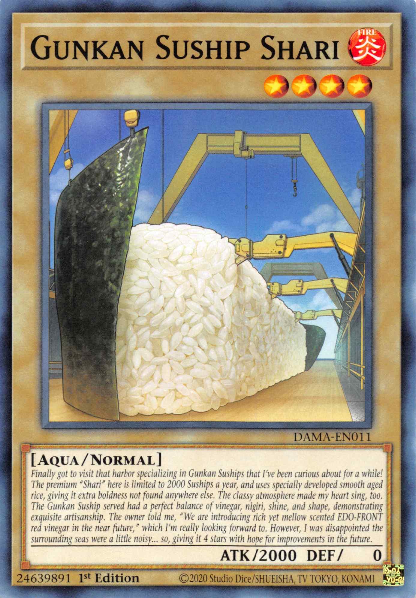 Gunkan Suship Shari [DAMA-EN011] Common - Josh's Cards